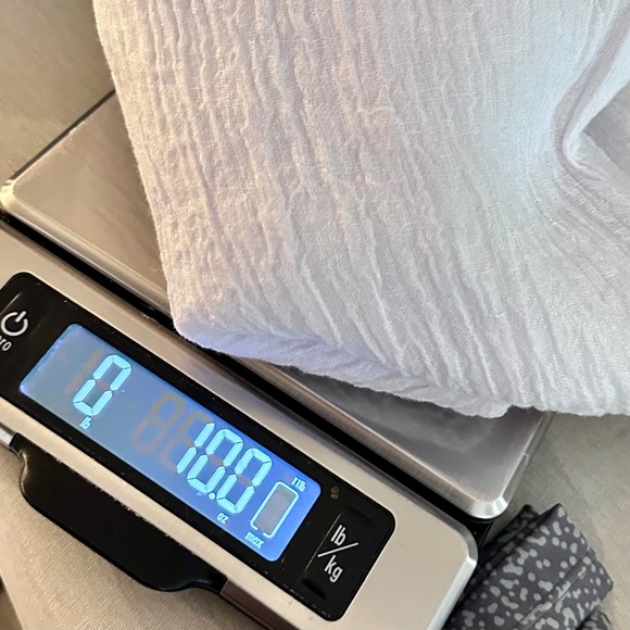 Sigrid Olsen 100% Linen Wide‎ Leg Beach Pants Women's Large White Boho Coastal - Picture 11 of 11